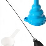 Diatomaceous Earth Powder Duster, Garden Bulb Duster Applicator, Puffer Dispenser Spreader with Long Metal Tube, Spray Bottle for Organic Gardening Agricultural Supply-0