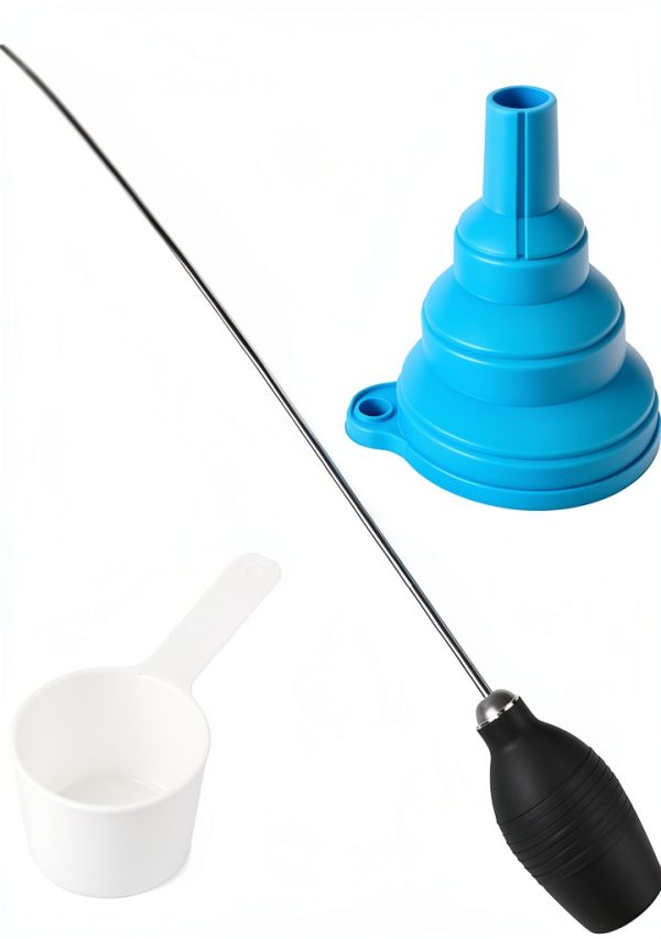 Diatomaceous Earth Powder Duster, Garden Bulb Duster Applicator, Puffer Dispenser Spreader with Long Metal Tube, Spray Bottle for Organic Gardening Agricultural Supply-0