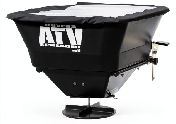Buyers Products ATVS100 ATV Broadcast Spreader – 100 lb Capacity, Poly Hopper, 12V Motor, Rain Cover Included – Seed, Fertilizer, Salt & Feed Spreader for ATV Accessories-6