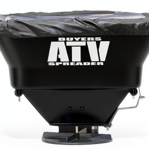 Buyers Products ATVS100 ATV Broadcast Spreader – 100 lb Capacity, Poly Hopper, 12V Motor, Rain Cover Included – Seed, Fertilizer, Salt & Feed Spreader for ATV Accessories-0