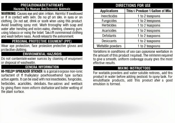 HiYield Spreader Sticker 8oz by VOLUNTARY Low Foaming-2