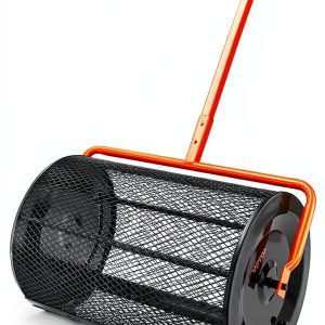 VEVOR Compost Spreader 24" Wide Lawn Spreaders with Adjustable Handle-0