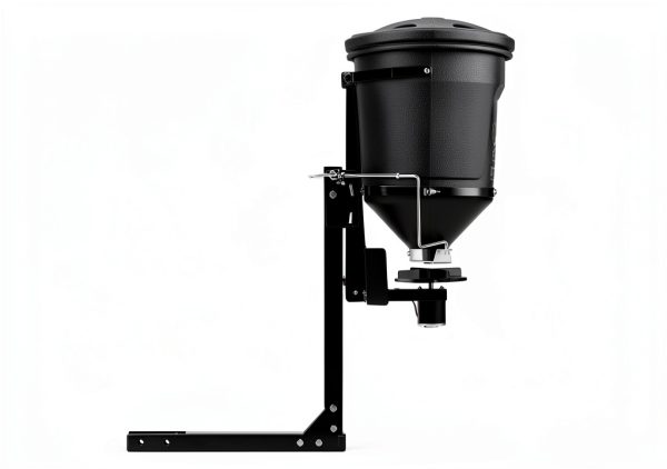 Buyers Products UTVS16 UTV Broadcast Spreader For Salt, Grass Seed, Fertilizer, Deer Feeder Seed and More, 150 lb. Capacity with Lid, UTV All Season Spreader-1