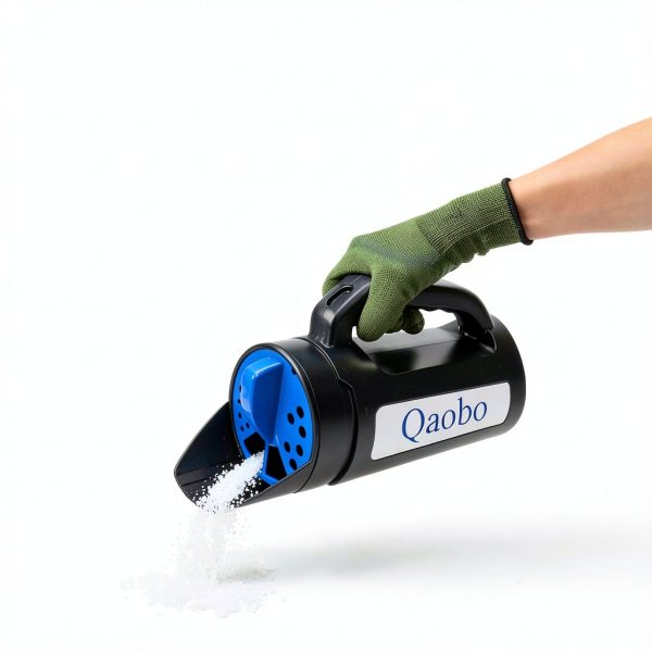 Handheld Spreader Qaobo 3-Setting 2.5L for Fertilizer & Ice Melt-4