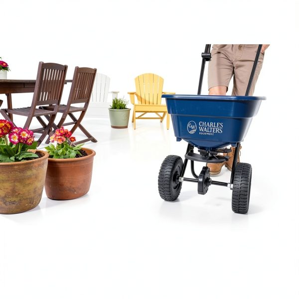 Broadcast Spreader Charles Walters CW1000 65lb Capacity 33x35 Inch-1