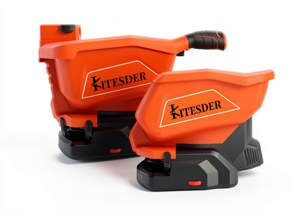 Battery Powered Seed Spreader KITESDER 8 Setting 4L Broadcast Lawn-3