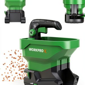 WORKPROX Battery Powered Fertilizer Spreader 8-Level Seed 2.5L Hopper-0