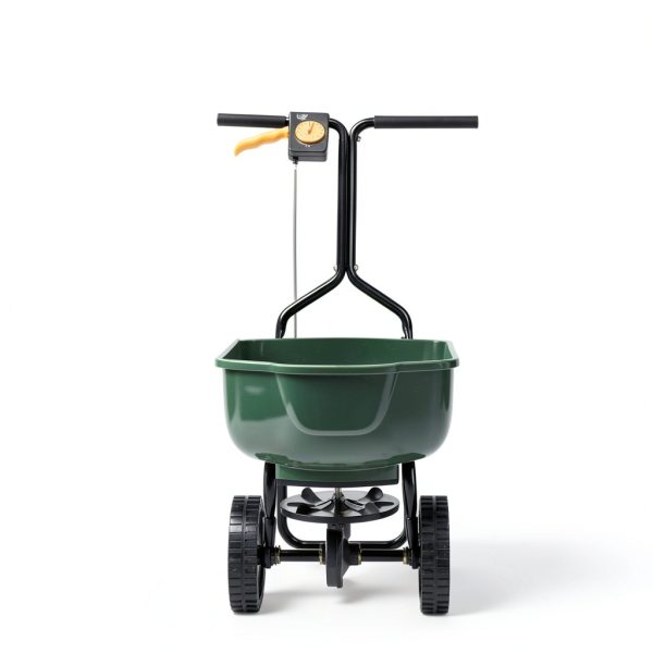 Amazon Basics Fertilizer Spreader for Lawn, 33 Pounds, 0.53 Cubic Feet, All Season, 1-Pack-1