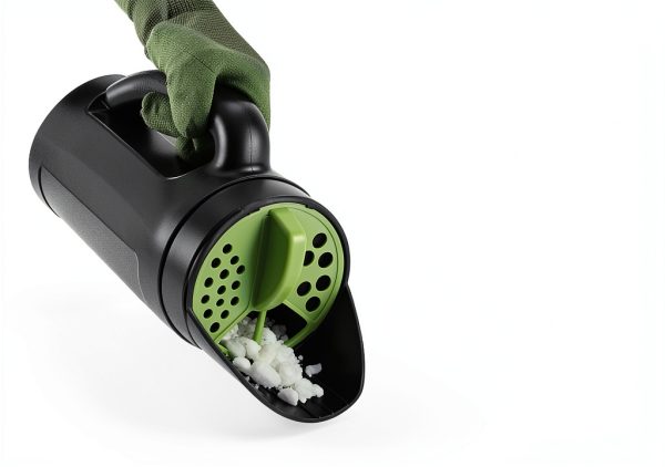 Hand Held Seed Spreader by PERSZEN for Lawn and Garden Fertilizer,-3