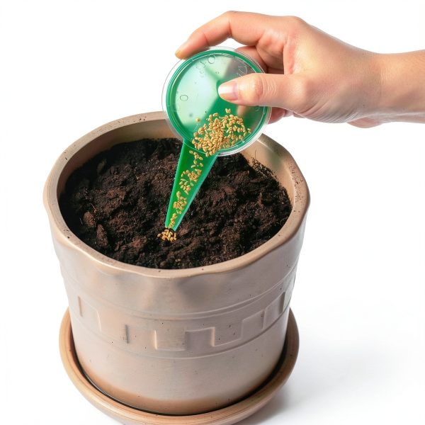 Mini Seed Spreader Set 6 PCS Rongkey Handheld Garden Tool with Dibber-3