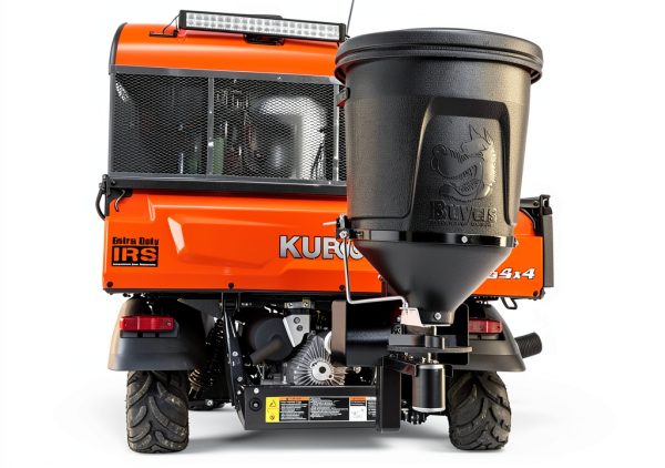 Buyers Products UTVS16 UTV Broadcast Spreader For Salt, Grass Seed, Fertilizer, Deer Feeder Seed and More, 150 lb. Capacity with Lid, UTV All Season Spreader-2