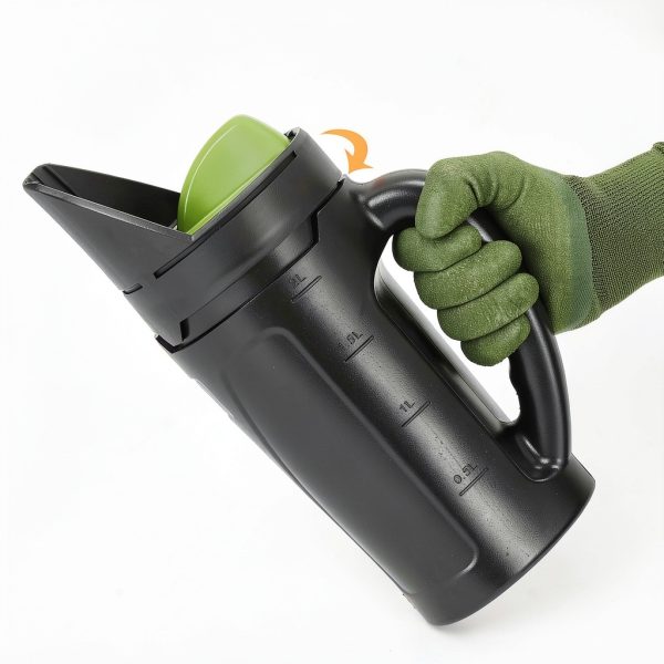 Hand Held Seed Spreader by PERSZEN for Lawn and Garden Fertilizer,-2