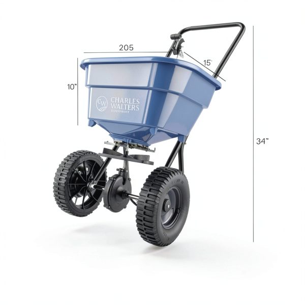 Broadcast Spreader Charles Walters CW1000 65lb Capacity 33x35 Inch-2