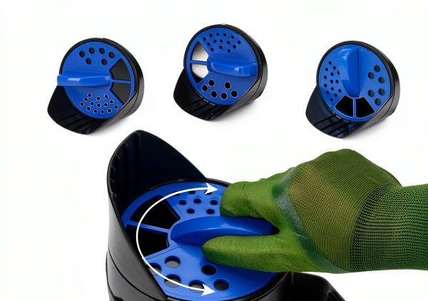 Handheld Spreader Qaobo 3-Setting 2.5L for Fertilizer & Ice Melt-2