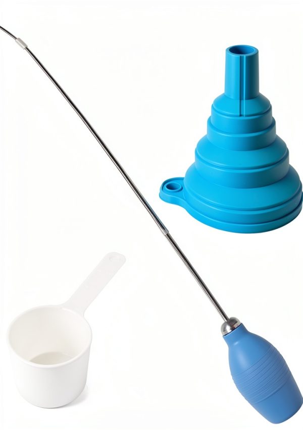Diatomaceous Earth Powder Duster Amviner Spreaders Long Metal Tube-0