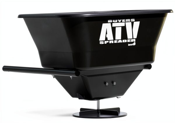 Buyers Products ATVS100 ATV Broadcast Spreader – 100 lb Capacity, Poly Hopper, 12V Motor, Rain Cover Included – Seed, Fertilizer, Salt & Feed Spreader for ATV Accessories-1