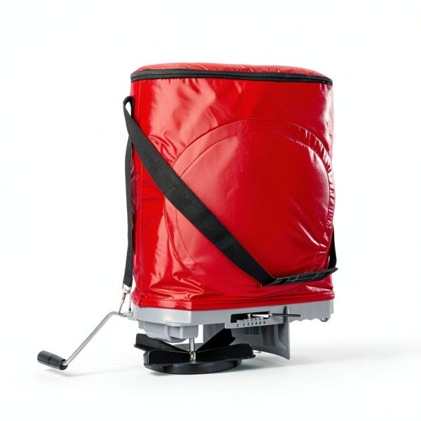 Handheld Seed Spreader Walensee 25lb Bag Flow Control Enclosed Gears-5
