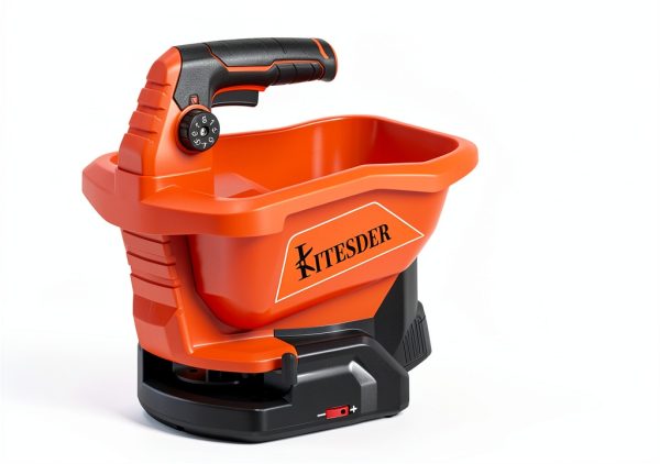 Battery Powered Seed Spreader KITESDER 8 Setting 4L Broadcast Lawn-6