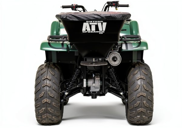 Buyers Products ATVS100 ATV Broadcast Spreader – 100 lb Capacity, Poly Hopper, 12V Motor, Rain Cover Included – Seed, Fertilizer, Salt & Feed Spreader for ATV Accessories-9